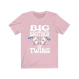 Big Brother Of Twins Cats Shirt, Big Brother Of Twins Gift, Brother Of Twins Announcement T-Shirt Image 4