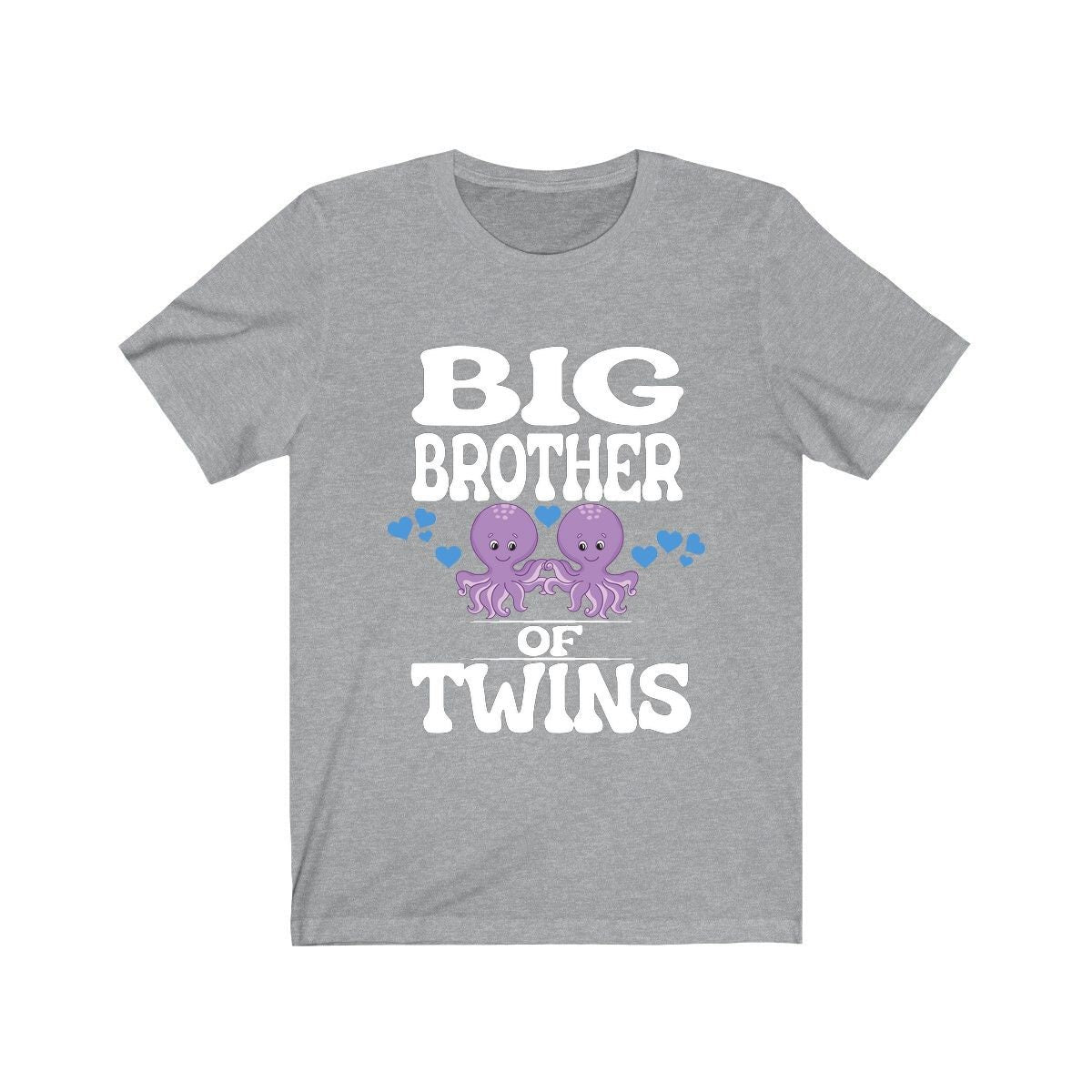 Big brother of twins octopus ocean sibling announcement tee