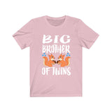 Big Brother Of Twins Squirrels Shirt, Big Brother Of Twins Gift, Brother Of Twins Announcement T-Shirt Image 4