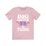 Big Sister Of Twins Octopus Shirt, Big Sister Of Twins Gift, Twins Sister Gift, Big Sister Of Twins Announcement T-Shirt Image 4