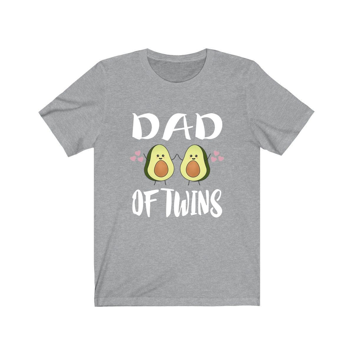 Dad Of Twins Avocado T-Shirt - avocado dad of twins print design