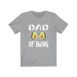 Dad Of Twins Avocado Shirt, Dad Of Twins Gift, Dad Of Twins Announcement Shirt, Father Of Twins Gift T-Shirt Image 3