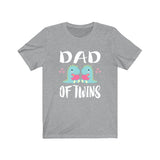 Dad Of Twins Dinosaurs Shirt, Dad Of Twins Gift, Dad Of Twins Announcement Shirt, Father Of Twins Gift T-Shirt Image 3