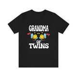 Grandma Of Twins Bees Shirt, Grandma Of Twins Gift, Grandma Of Twins Announcement Grandmother Gift T-Shirt Image 1