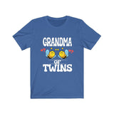 Grandma Of Twins Bees Shirt, Grandma Of Twins Gift, Grandma Of Twins Announcement Grandmother Gift T-Shirt Image 2