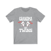 Grandma Of Twins Cats Shirt, Grandma Of Twins Gift, Grandma Of Twins Announcement Grandmother Gift T-Shirt Image 1
