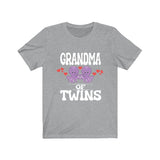 Grandma Of Twins Octopus Shirt, Grandma Of Twins Gift, Grandma Of Twins Announcement Grandmother Gift T-Shirt Image 3