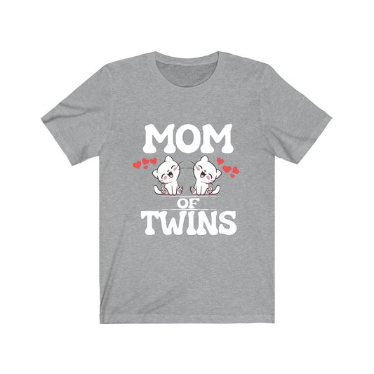 Mom Of Twins Cats Shirt - mom of twins cat print design