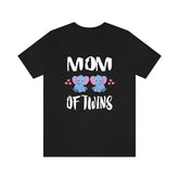 Mom Of Twins Shirt, Mom Of Twins Elephants Gift, Mom Of Twins Announcement, Mom Of Twins Pregnancy Mother Gift T-Shirt Image 1