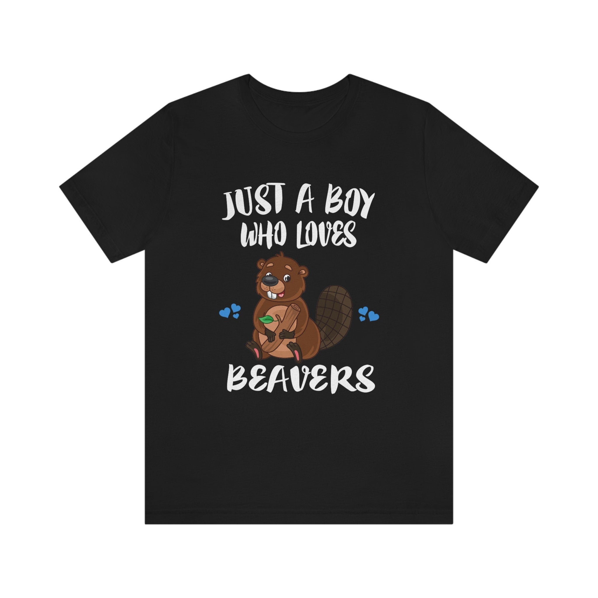 Just A Boy Who Loves Beavers Shirt - beaver print design