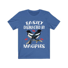 Easily Distracted By Magpies Shirt - magpie print design