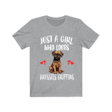 Just A Girl Who Loves Brussels Griffons Shirt, Dog Lover Shirt, Brussels Griffon Dog, Animal Toddler Infant Kids Gift T-Shirt Image 3