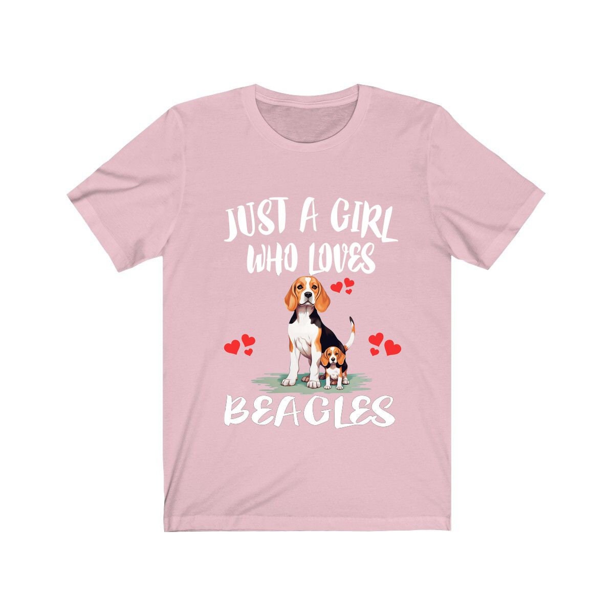 Just A Girl Who Loves Beagles Shirt - beagle print design
