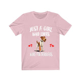 Just A Girl Who Loves Wire Fox Terriers Shirt, Dog Lover Shirt, Wire Fox Terrier Dog, Animal Toddler Infant Kids Gift T-Shirt Image 4