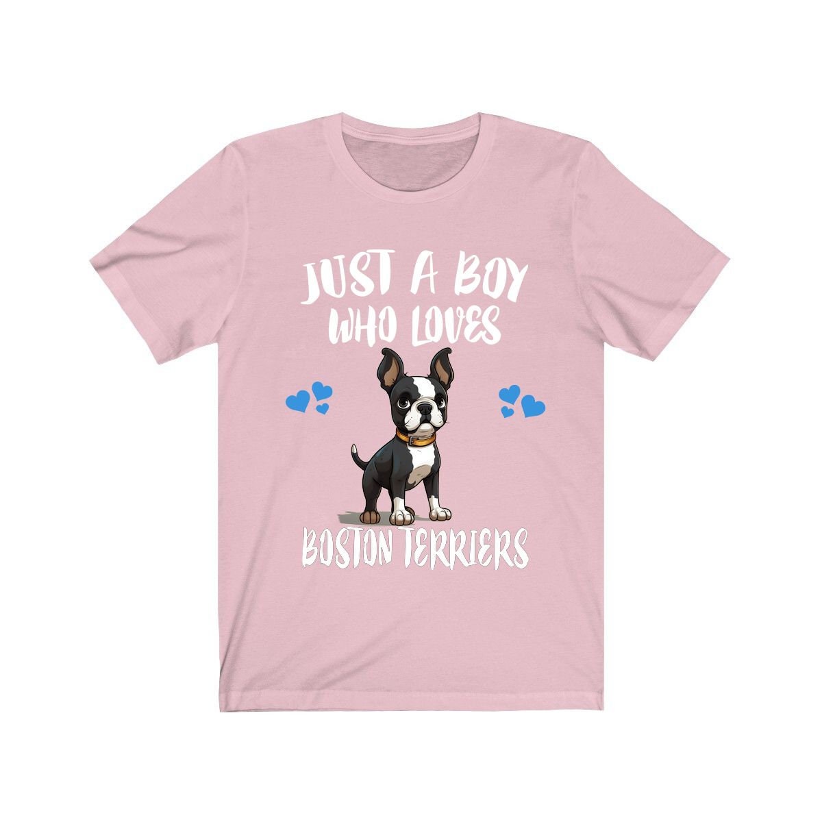 Just A Boy Who Loves Boston Terriers Shirt - Boston Terrier print design