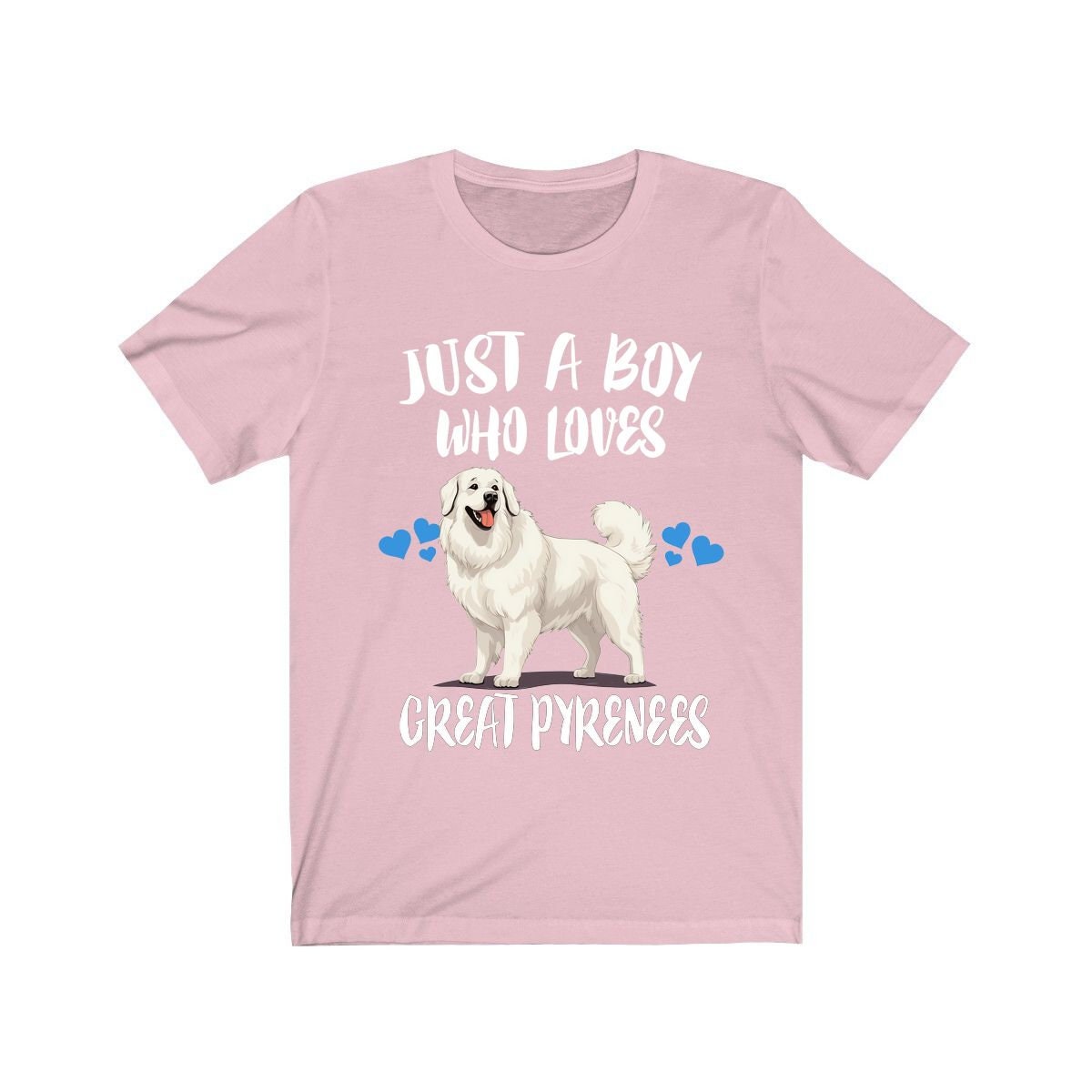 Just A Boy Who Loves Great Pyrenees Shirt - Great Pyrenees print design