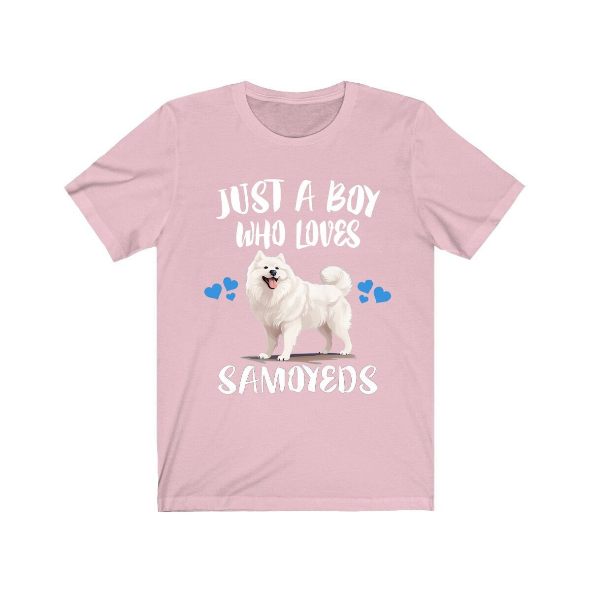 Just A Boy Who Loves Samoyeds Dogs Shirt - Samoyed print design