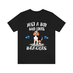 Just A Boy Who Loves Beagles Shirt - beagle print design