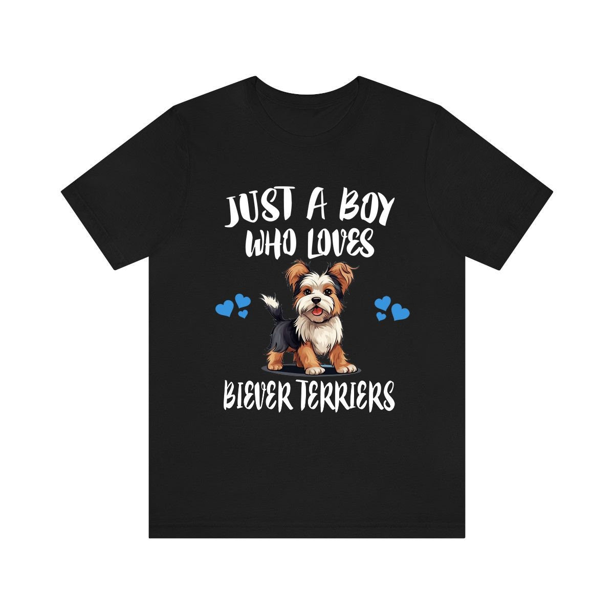 Just A Boy Who Loves Biewer Terriers Shirt - Biewer Terrier print design