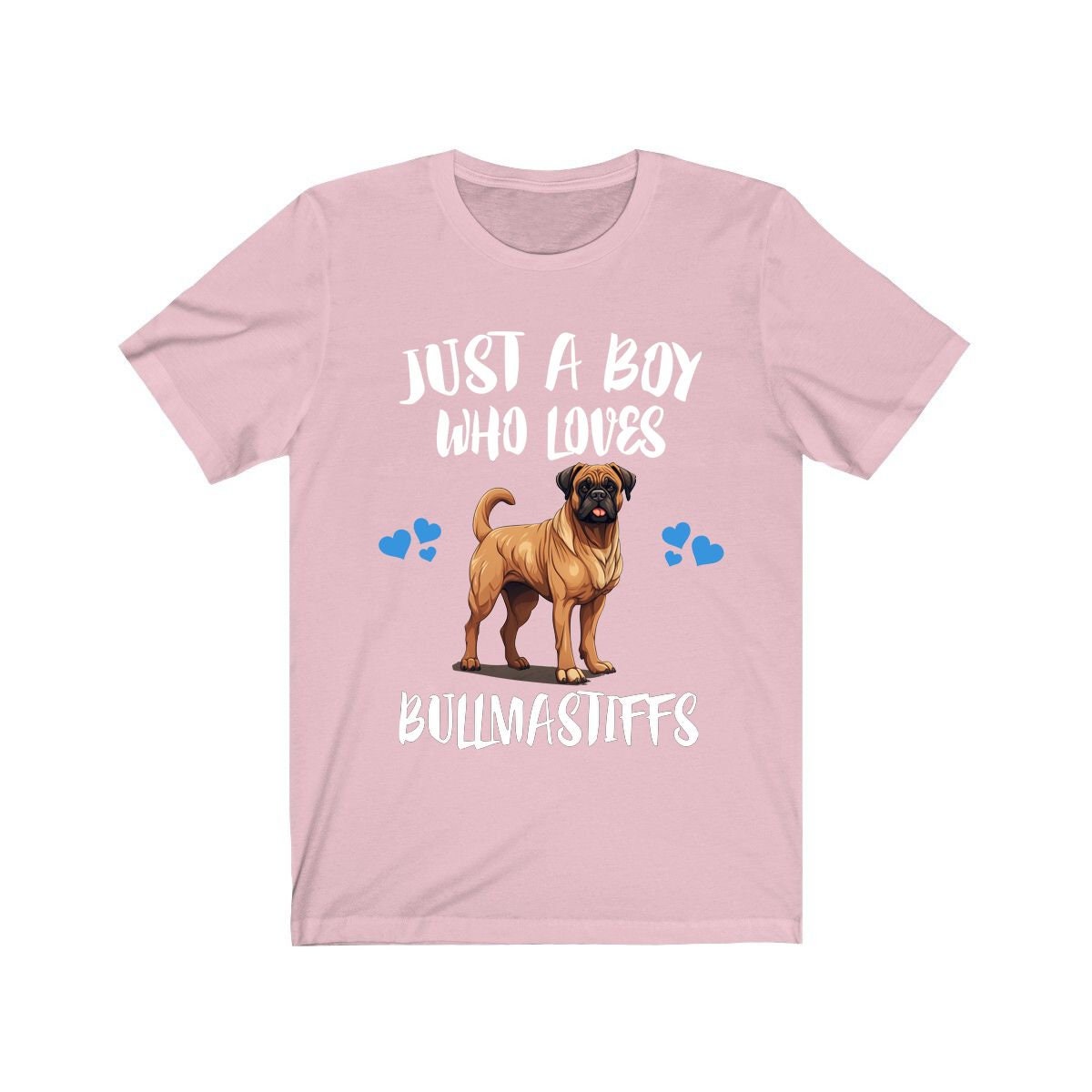 Just A Boy Who Loves Bullmastiffs Shirt - Bullmastiff print design