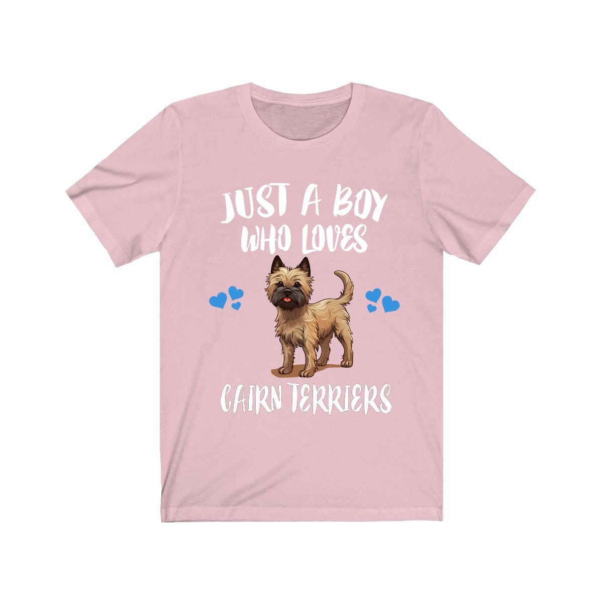 Just A Boy Who Loves Cairn Terriers Shirt - Cairn Terrier print design