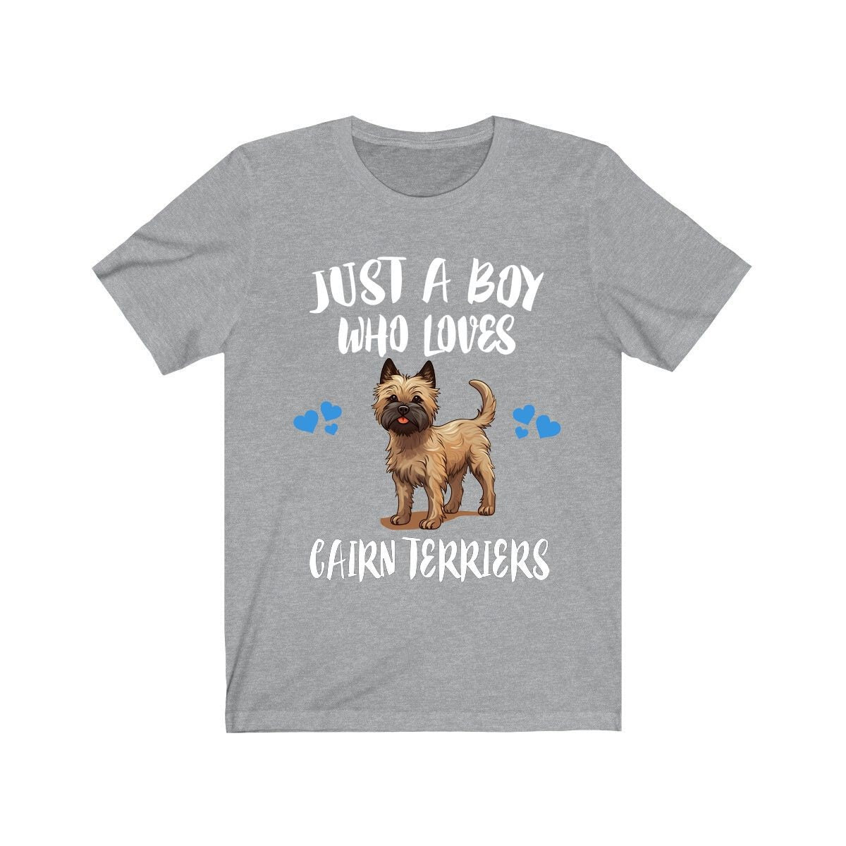 Just A Boy Who Loves Cairn Terriers Shirt - Cairn Terrier print design