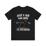Just A Boy Who Loves Flat Coated Retrievers Shirt, Dog Lover Shirt, Flat Coated Retriever Dog, Animal Toddler Infant Kids Gift T-Shirt Image 3