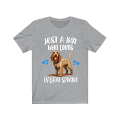 Just A Boy Who Loves Italiano Spinone Dogs Shirt - Spinone Italiano print design