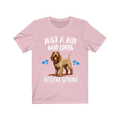 Just A Boy Who Loves Italiano Spinone Dogs Shirt - Spinone Italiano print design