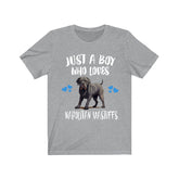 Just A Boy Who Loves Napolitan Mastiffs Dogs Shirt, Dog Lover Shirt, Mastiff Dog, Animal Toddler Infant Kids Gift T-Shirt Image 1