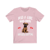 Just A Girl Who Loves Brussels Griffons Shirt, Dog Lover Shirt, Brussels Griffon Dog, Animal Toddler Infant Kids Gift T-Shirt Image 4