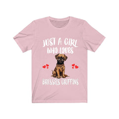 Just A Girl Who Loves Brussels Griffons Shirt - Brussels Griffon print design