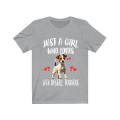 Just A Girl Who Loves Jack Russell Terriers Shirt - Jack Russell terrier print design