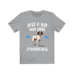 Just A Boy Who Loves Pointers Dogs Shirt - Pointer print design