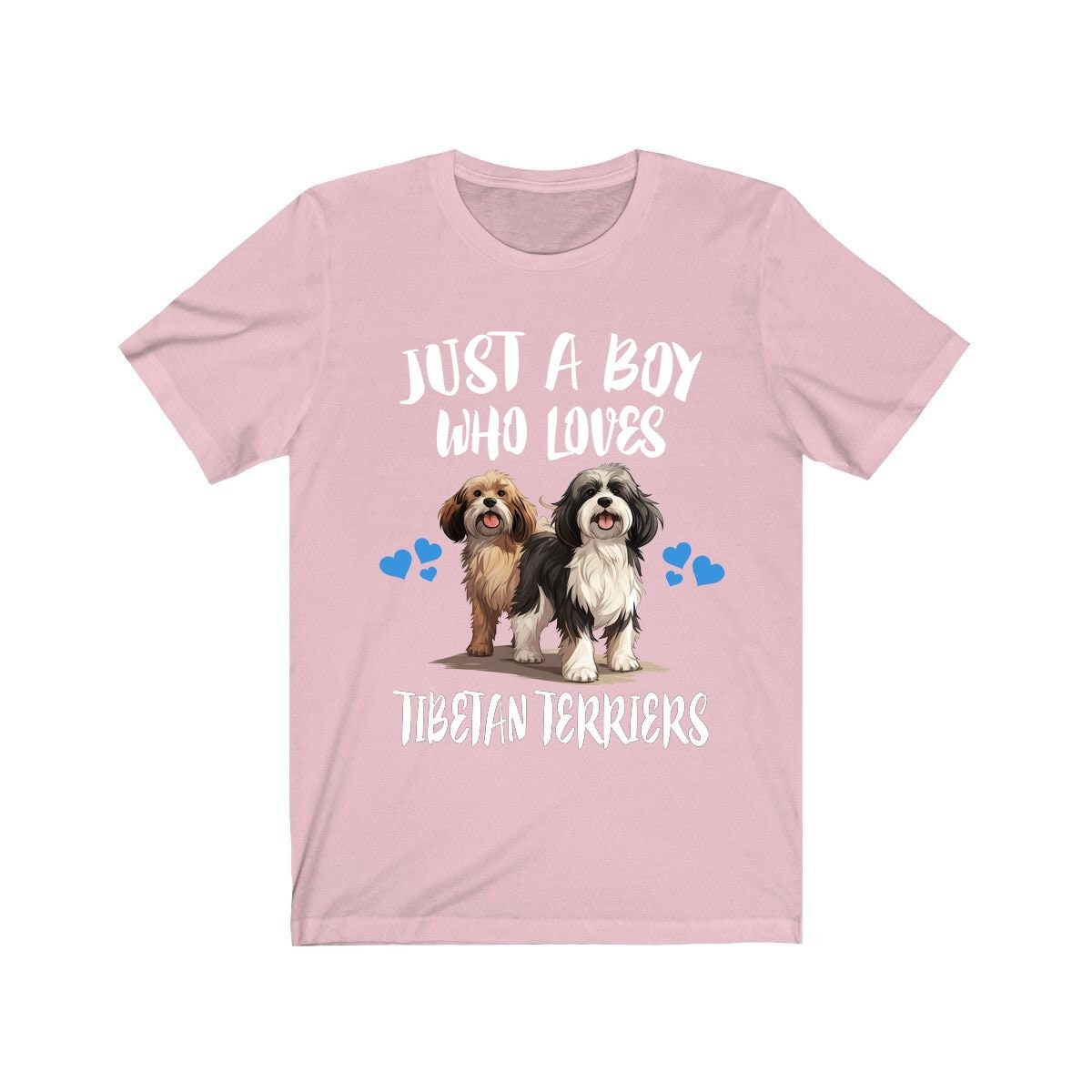Just A Boy Who Loves Tibetan Terriers Dogs Shirt - Tibetan Terrier print design