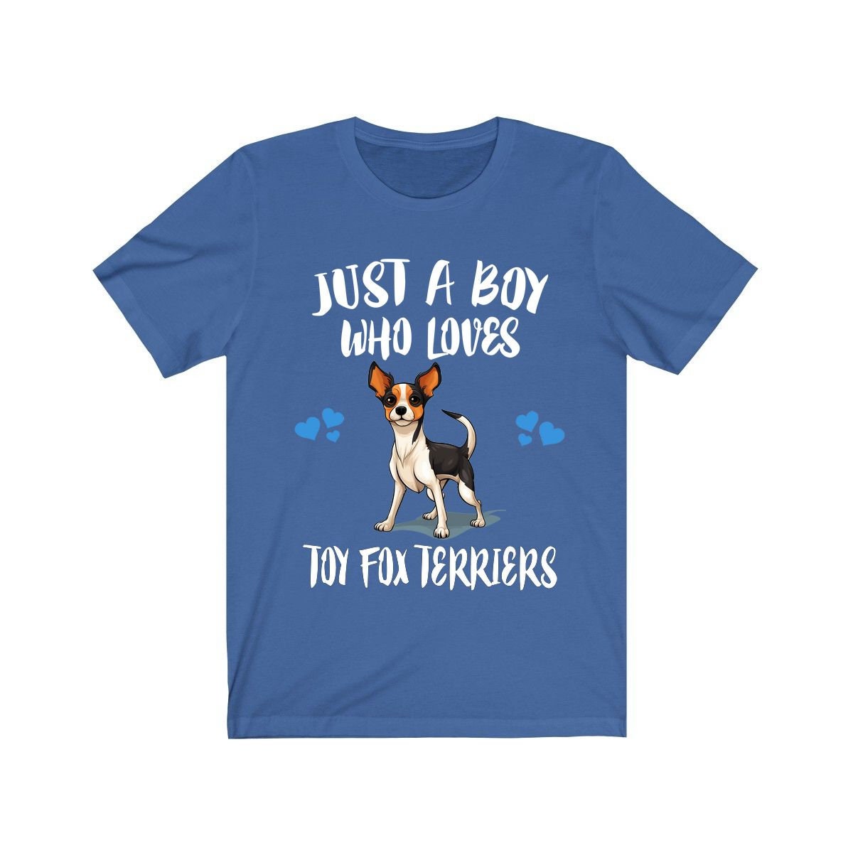 Just A Boy Who Loves Toy Fox Terriers Dogs Shirt - Toy Fox Terrier print design