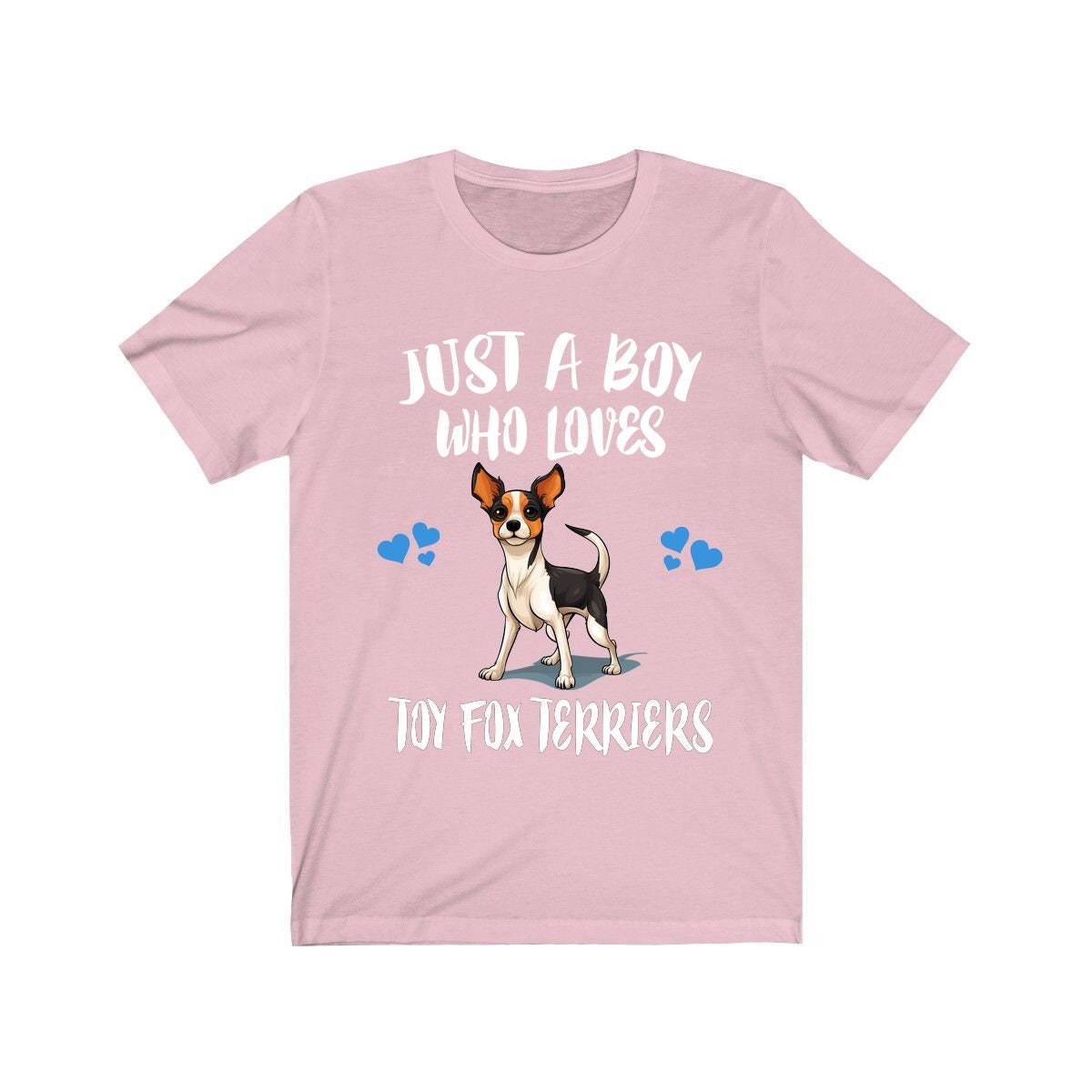 Just A Boy Who Loves Toy Fox Terriers Dogs Shirt - Toy Fox Terrier print design