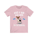 Just A Boy Who Loves Toy Fox Terriers Dogs Shirt, Dog Lover Shirt, Toy Fox Terrier Dog, Animal Toddler Infant Kids Gift T-Shirt Image 4