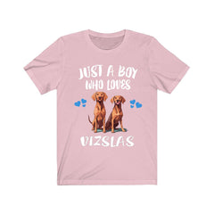 Vizsla Dog T-Shirt for Boys - vizsla dog print design