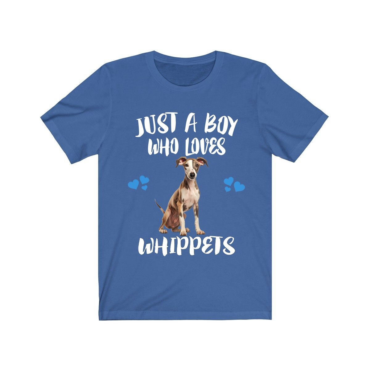 Just A Boy Who Loves Whippets Dogs Shirt - Whippet print design