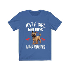 Just A Girl Who Loves Cairn Terriers Shirt - Cairn Terrier print design