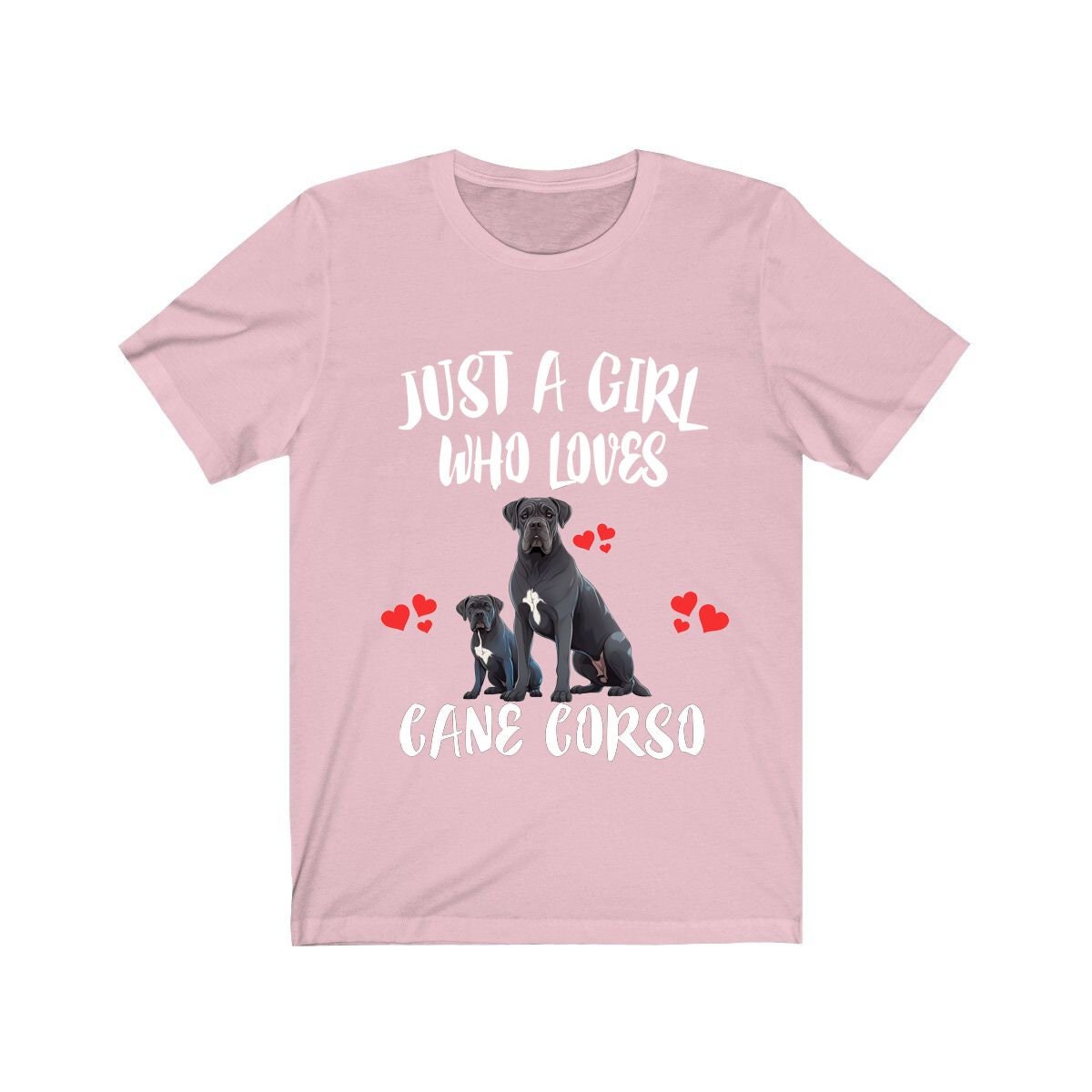 Just A Girl Who Loves Cane Corso Shirt, Dog Lover Shirt, Cane Corso Dog, Animal Toddler Infant Kids Gift T-Shirt Image 3