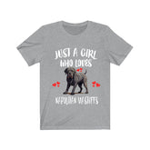Just A Girl Who Loves Napolitan Mastiffs Dogs Shirt, Dog Lover Shirt, Mastiff Dog, Animal Toddler Infant Kids Gift T-Shirt Image 1