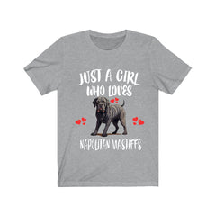 Just A Girl Who Loves Neapolitan Mastiffs Shirt - Neapolitan Mastiff print design