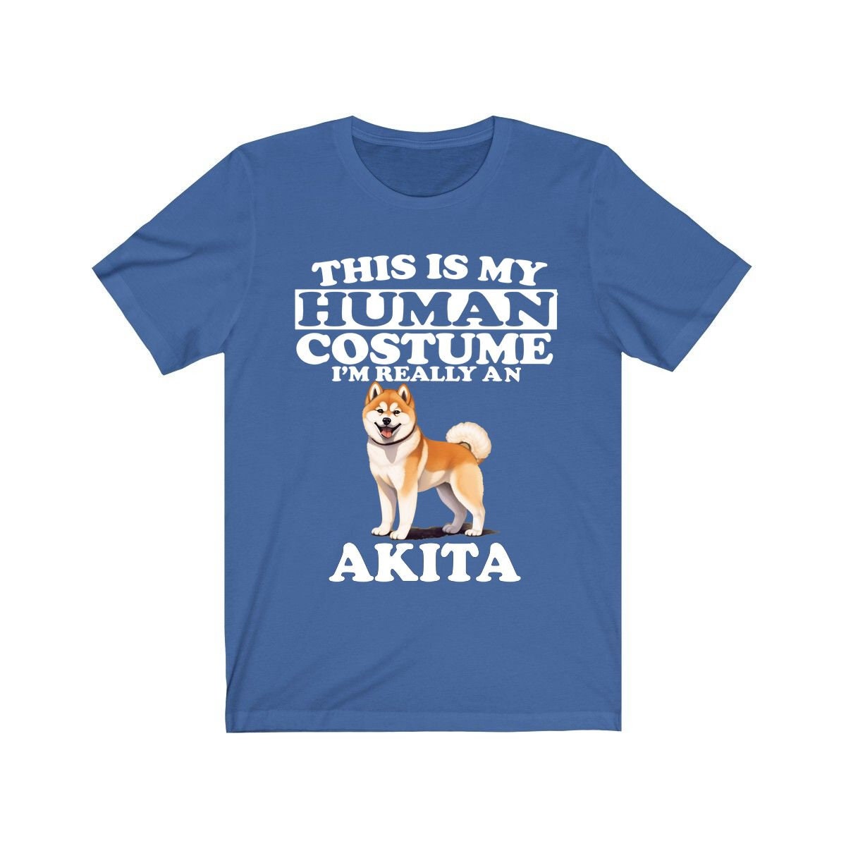 This Is My Human Costume I'm Really An Akita Shirt - Akita print design