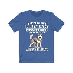 This Is My Human Costume I'm Really An Alaskan Malamute Shirt - Malamute print design