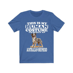 This Is My Human Costume I'm Really An Australian Shepherd Shirt - Aussie print design