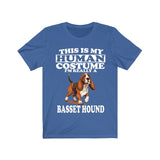 This Is My Human Costume I'm Really A Basset Hound Shirt, Dog Lover Shirt, Basset Hound Dog, Animal Toddler Infant Kids Gift T-Shirt Image 4
