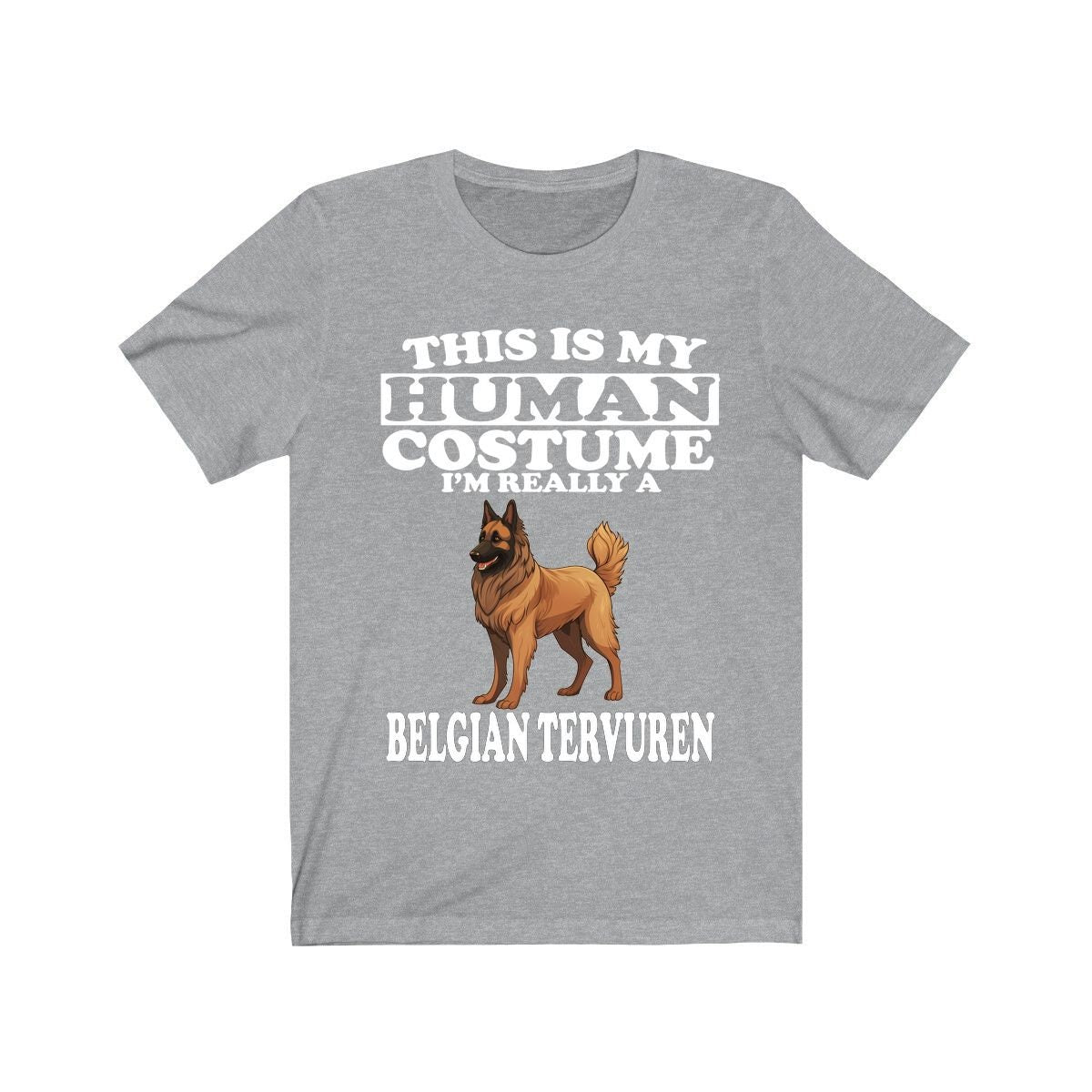 This Is My Human Costume I'm Really A Belgian Tervuren Shirt, Dog Lover Shirt, Belgian Tervuren Dog, Animal Toddler Infant Kids Gift T-Shirt Image 1