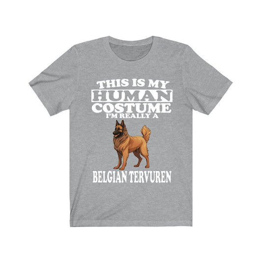 This Is My Human Costume I'm Really A Belgian Tervuren Shirt, Dog Lover Shirt, Belgian Tervuren Dog, Animal Toddler Infant Kids Gift T-Shirt Image 1